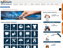 Tablet Screenshot of bonnum.pl