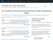 Tablet Screenshot of aircanada-voucher.bonnum.com